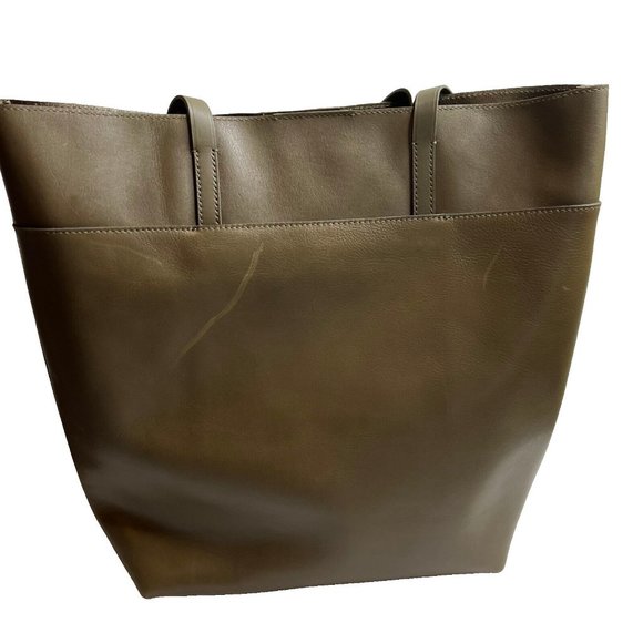 Madewell $188 The Essential Tote in Leather Burnt Olive NN121 D3 - Picture 3 of 13